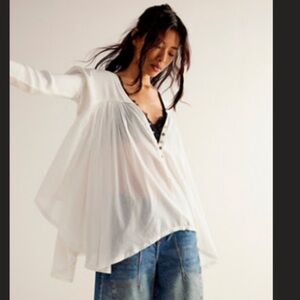 NWT We The Free White Lyrical Tunic